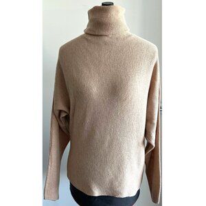 Babaton Camel Color Turtle Neck Dolman Sweater XS